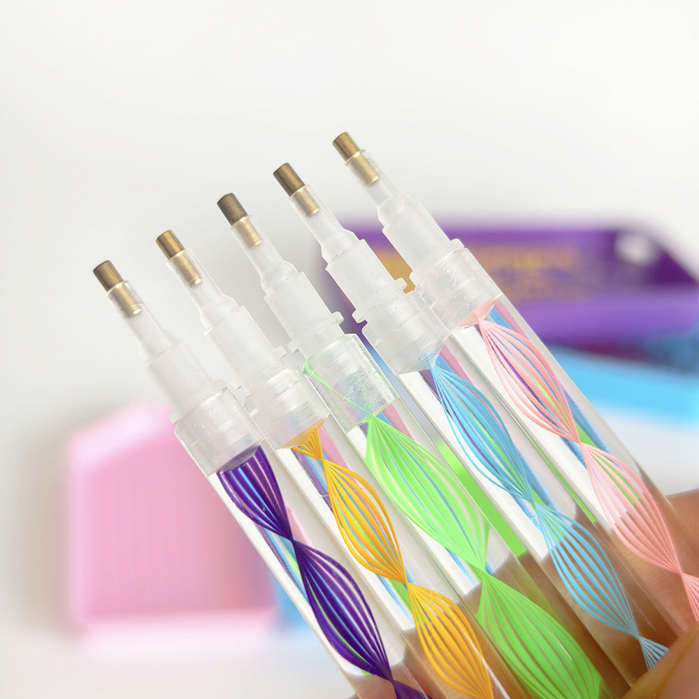 Drawing Point Drill Pen Tool Set DIY Sticky Drill Special Pattern Quick Point Drill Pen Multifunctional Replacement Head