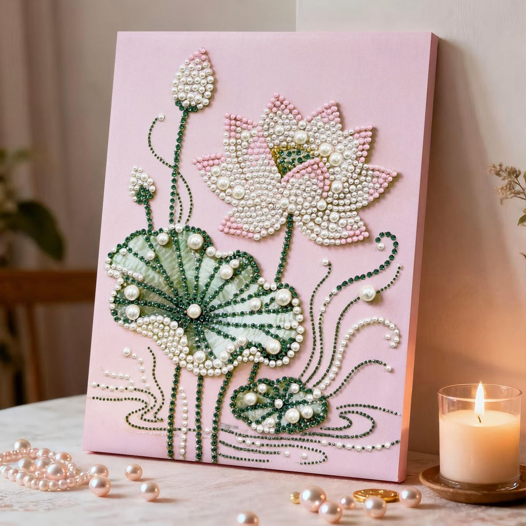 TikTok the same DIY pearl painting with its own material package creative gifts home decoration painting