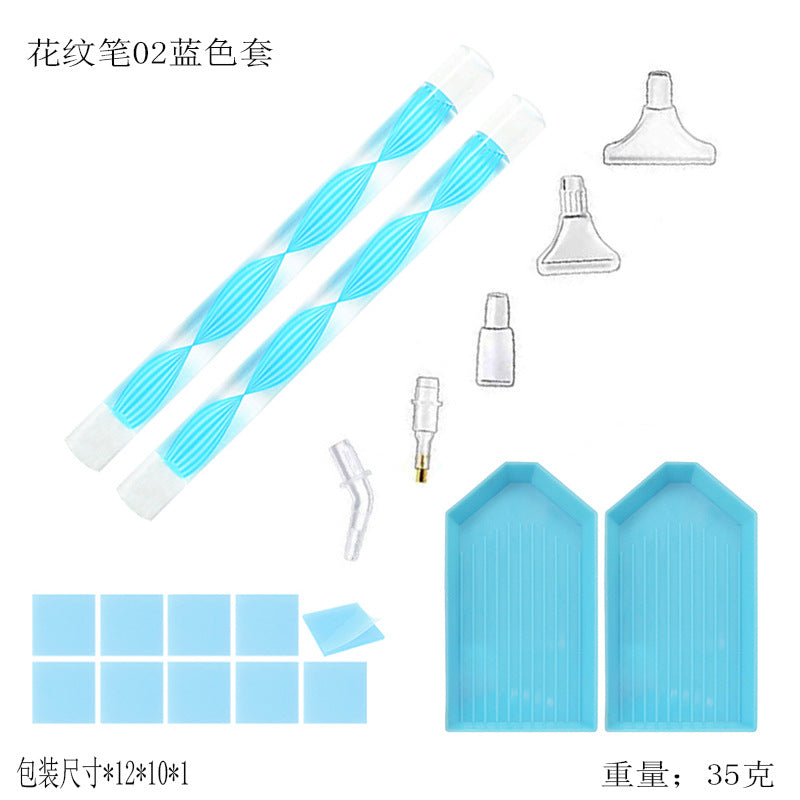 Drawing Point Drill Pen Tool Set DIY Sticky Drill Special Pattern Quick Point Drill Pen Multifunctional Replacement Head