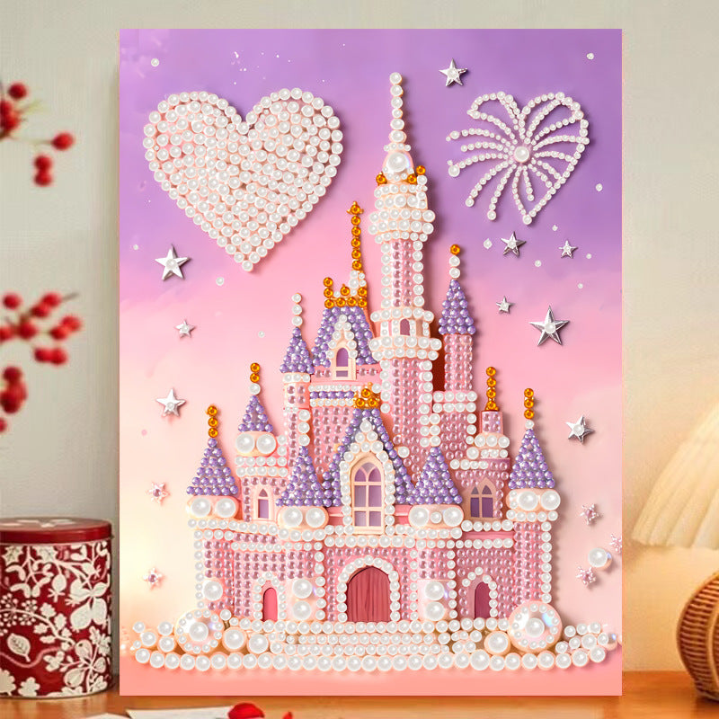 DIY pearl painting (similar to those on TikTok), including materials: creative gifts, home decorations, wall decorations.