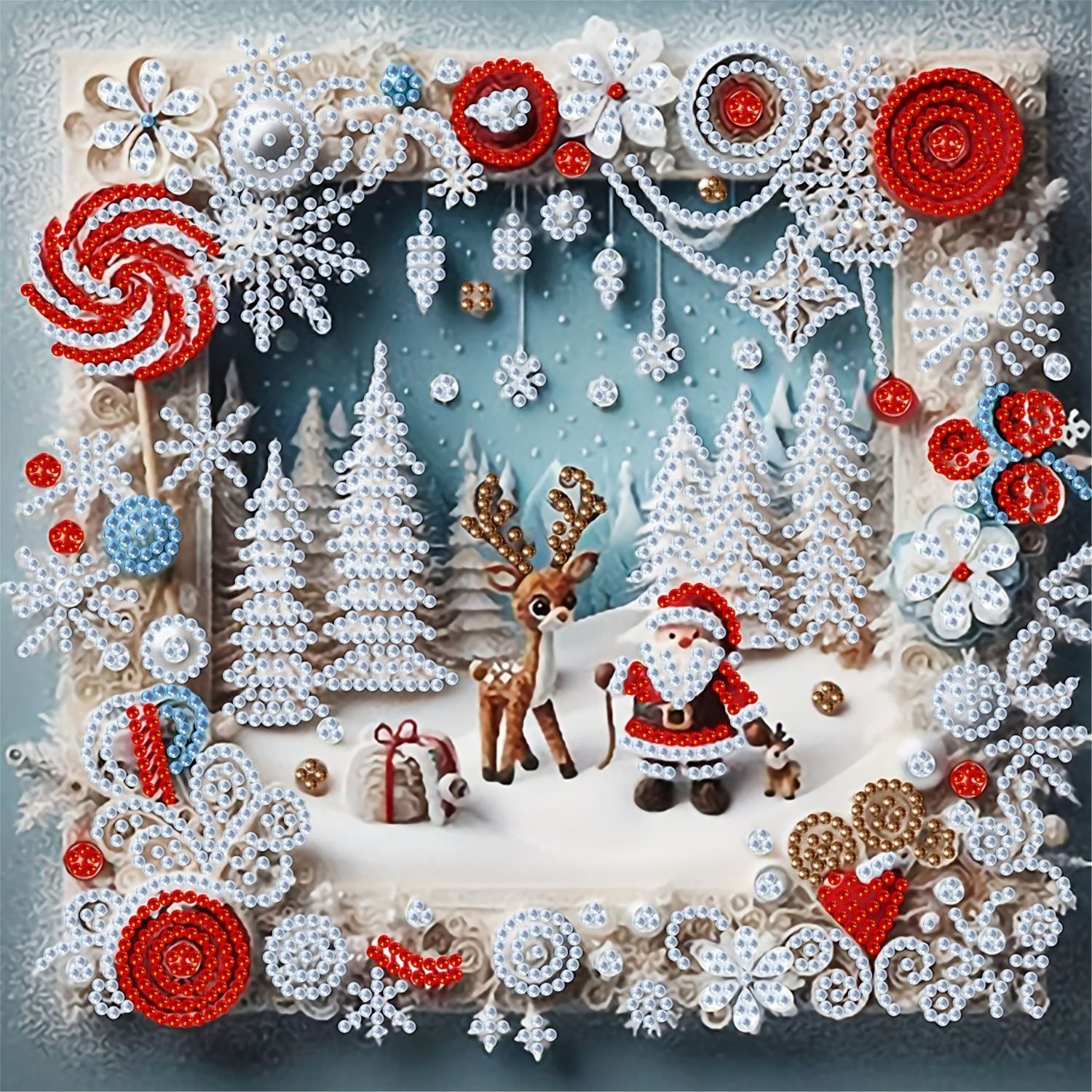 Handmade DIY Diamond Painting Star Moon Muse Shaped Diamond 5D Diamond Painting Set Art 30 * 30cm Decoration