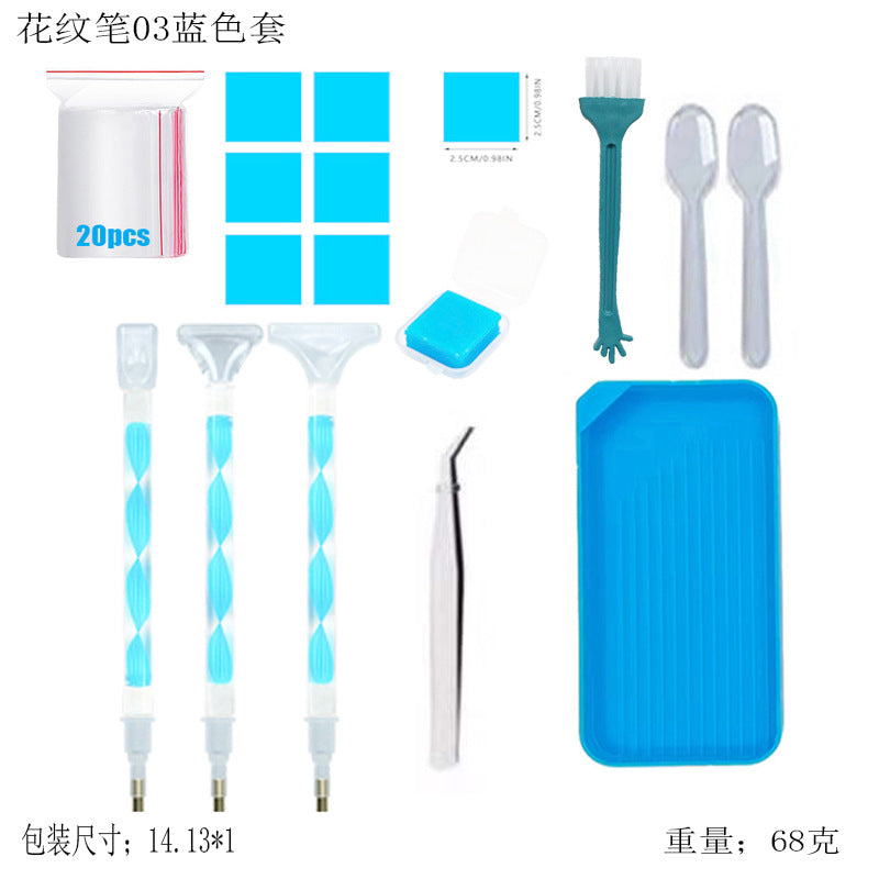 Drawing Point Drill Pen Tool Set DIY Sticky Drill Special Pattern Quick Point Drill Pen Multifunctional Replacement Head