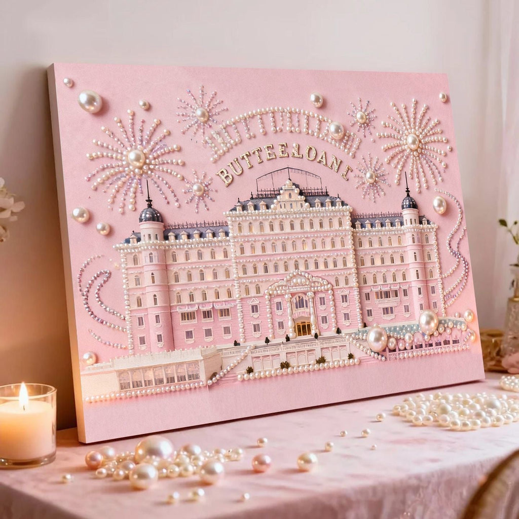 DIY pearl painting (similar to those on TikTok), including materials: creative gifts, home decorations, wall decorations.