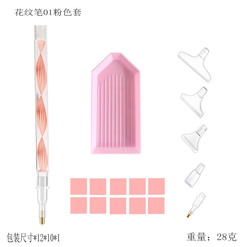Drawing Point Drill Pen Tool Set DIY Sticky Drill Special Pattern Quick Point Drill Pen Multifunctional Replacement Head