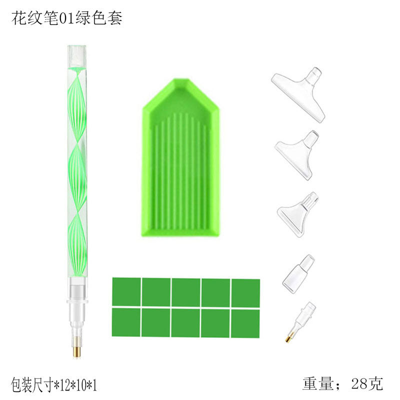 Drawing Point Drill Pen Tool Set DIY Sticky Drill Special Pattern Quick Point Drill Pen Multifunctional Replacement Head
