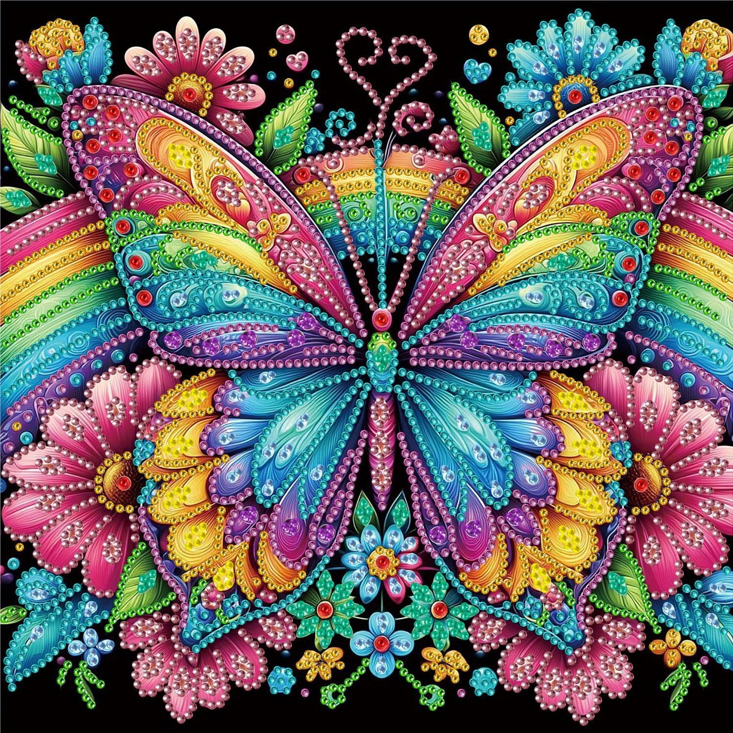 Handmade DIY Diamond Painting Star Moon Muse Shaped Diamond 5D Diamond Painting Set Art 30 * 30cm Decoration（006