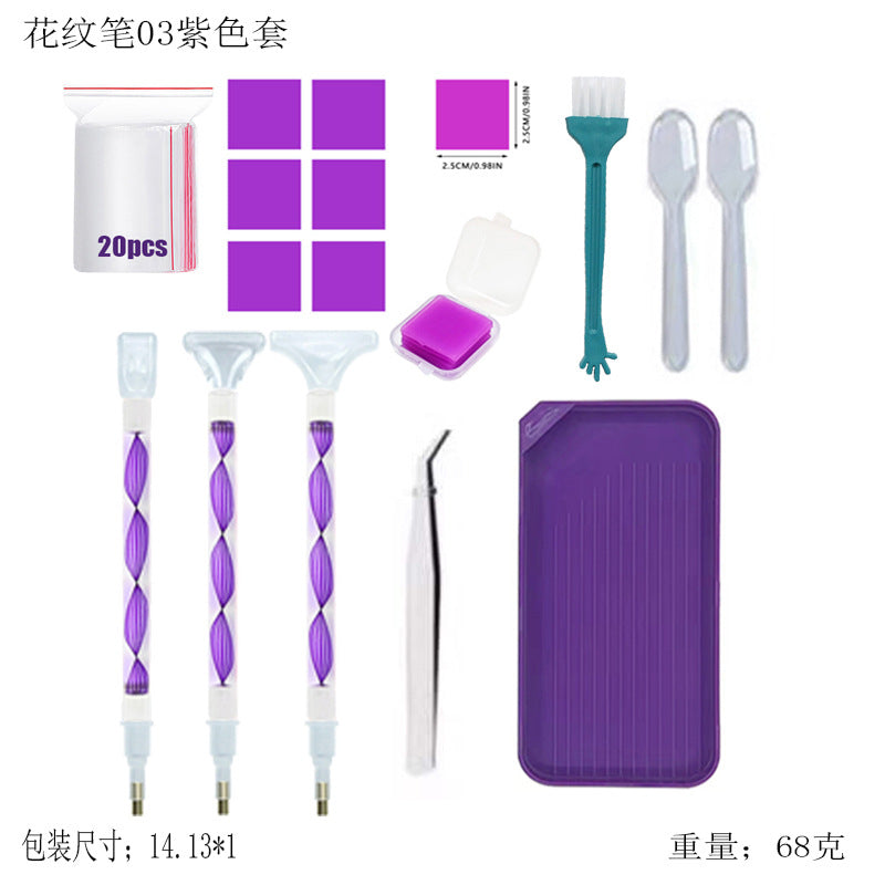 Drawing Point Drill Pen Tool Set DIY Sticky Drill Special Pattern Quick Point Drill Pen Multifunctional Replacement Head