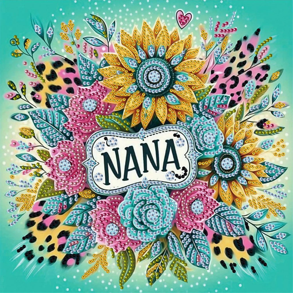 Handmade DIY Diamond Painting Star Moon Muse Shaped Diamond 5D Diamond Painting Set Art 30 * 30cm Decoration