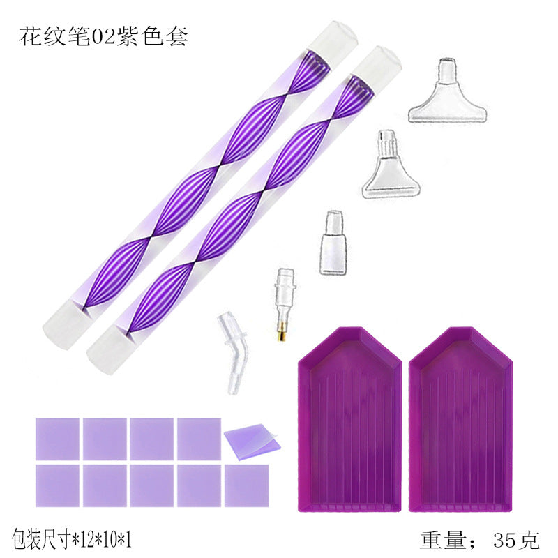 Drawing Point Drill Pen Tool Set DIY Sticky Drill Special Pattern Quick Point Drill Pen Multifunctional Replacement Head