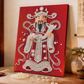 pearl painting[Red God of Wealth] 012