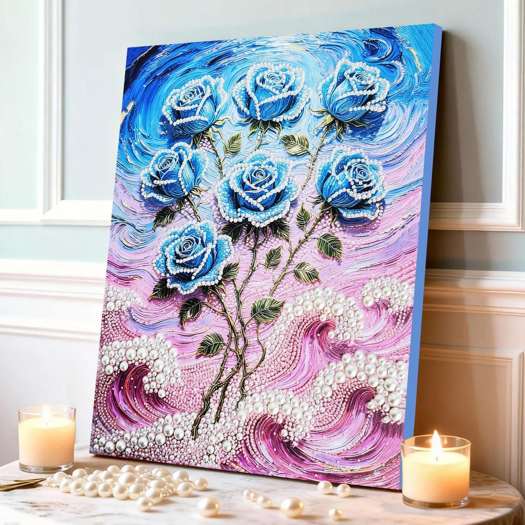 TikTok the same DIY pearl painting with its own material package creative gifts home decoration painting
