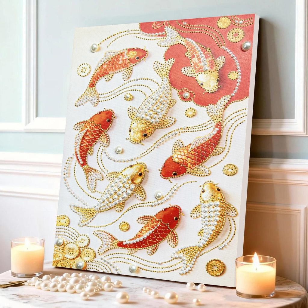 TikTok the same DIY pearl painting with its own material package creative gifts home decoration painting