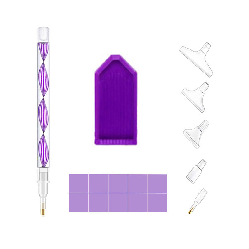 Drawing Point Drill Pen Tool Set DIY Sticky Drill Special Pattern Quick Point Drill Pen Multifunctional Replacement Head