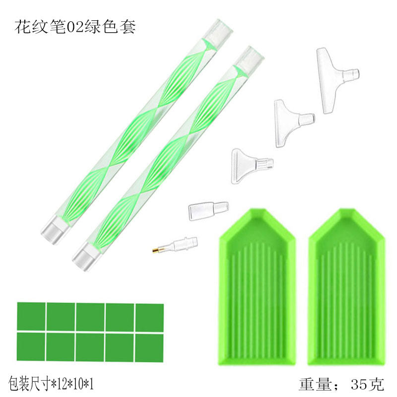 Drawing Point Drill Pen Tool Set DIY Sticky Drill Special Pattern Quick Point Drill Pen Multifunctional Replacement Head