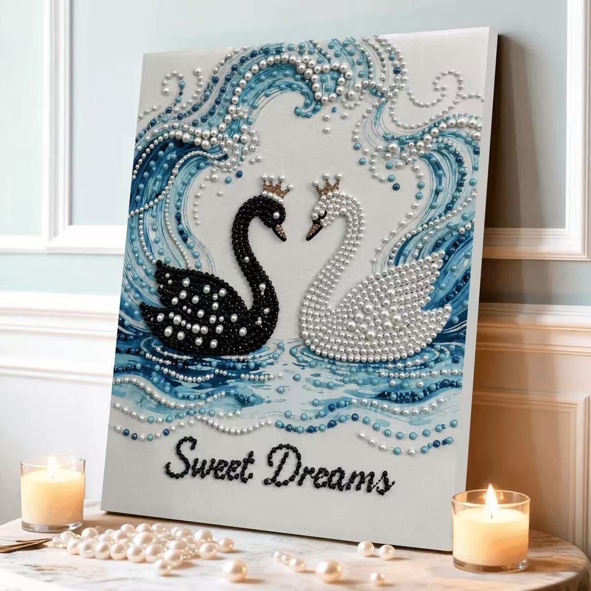 TikTok the same DIY pearl painting with its own material package creative gifts home decoration painting