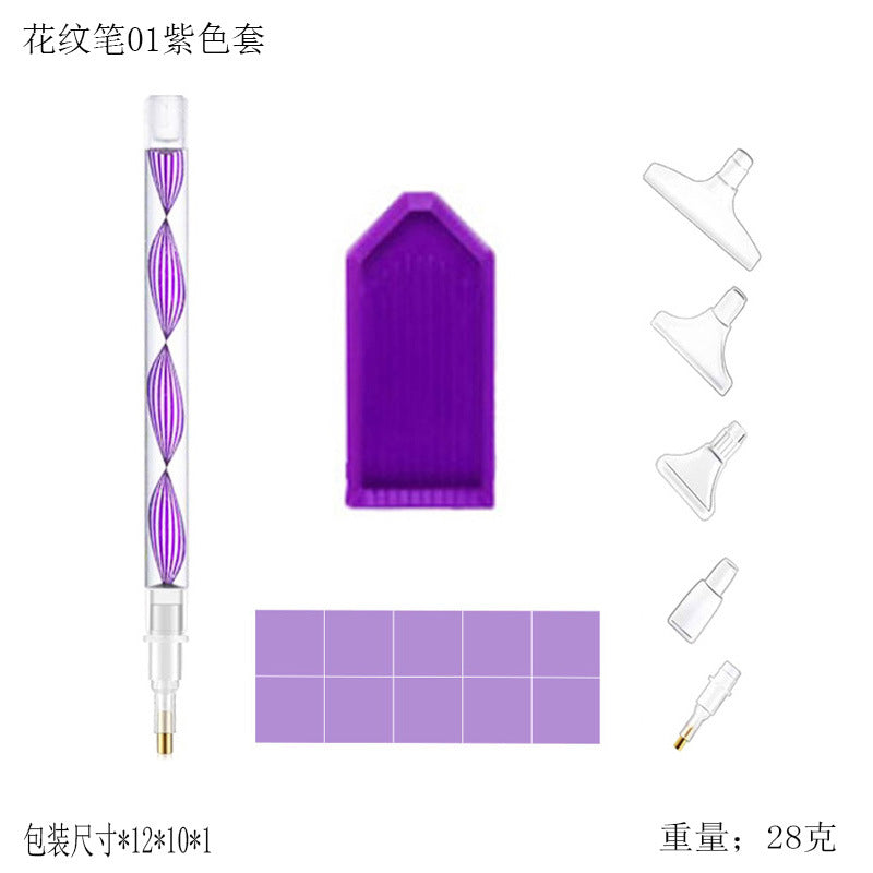 Drawing Point Drill Pen Tool Set DIY Sticky Drill Special Pattern Quick Point Drill Pen Multifunctional Replacement Head