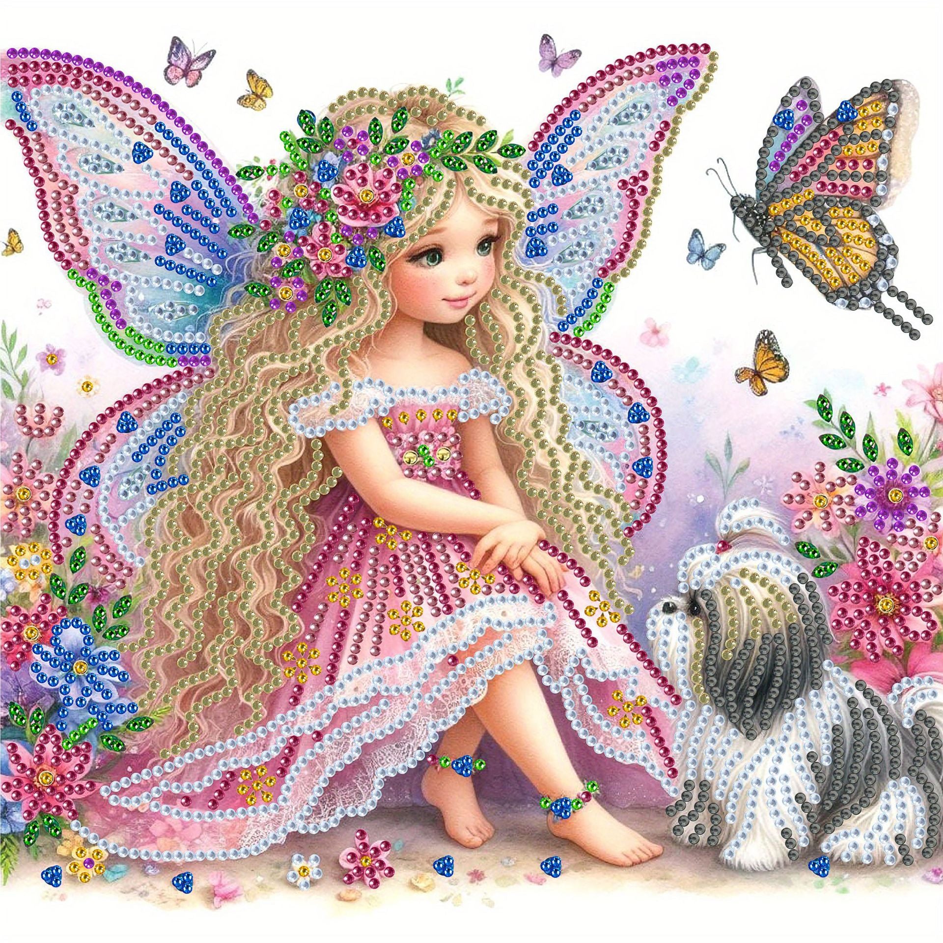 Handmade DIY Diamond Painting Star Moon Muse Shaped Diamond 5D Diamond Painting Set Art 30 * 30cm Decoration